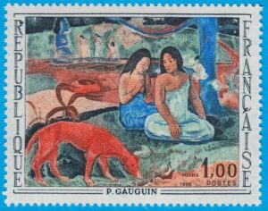 FRANKRIKE 1968 M1635** Paul Gauguin 1 kpl