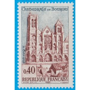 FRANKRIKE 1965 M1512** Bourges katedral 1 kpl