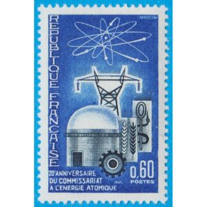 FRANKRIKE 1965 M1526** atomreaktor 1 kpl