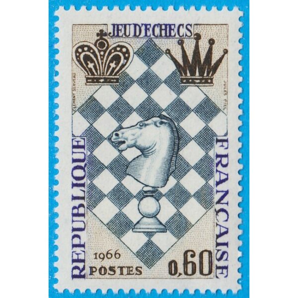 FRANKRIKE 1966 M1542** Schack 1kpl