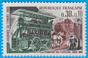 FRANKRIKE 1969 M1659** buss 1890 1 kpl