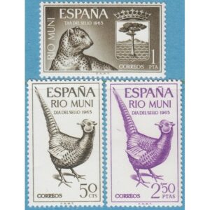 RIO MUNI 1965 M66-8** fasan – gepard 3 kpl