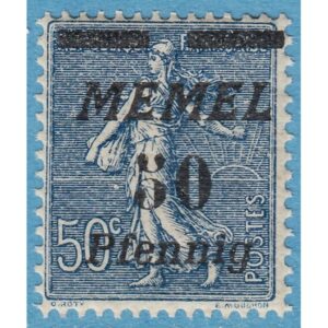 MEMEL 1922 M61** 50/50