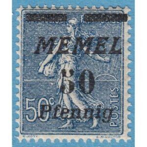 MEMEL 1922 M61** 50/50