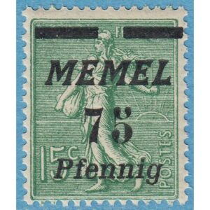 MEMEL 1922 M85** 75/15