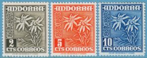 ANDORRA (SP) 1951 M52-4** edelweiss ur bruksserie