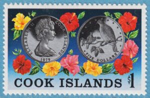 COOK ISLANDS 1979 M628** mynt 1 kpl