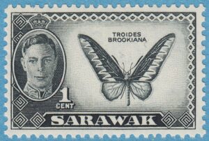 SARAWAK 1950 M171** fjäril – enda i serien