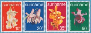 SURINAME 1979 M854-7** orkidéer 4 kpl