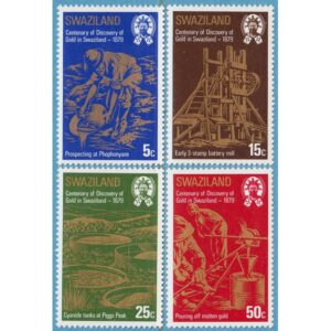 SWAZILAND 1979 M314-7** guldfyndighet 4 kpl