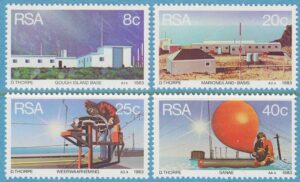SYDAFRIKA 1983 M626-9** väderstationer 4 kpl