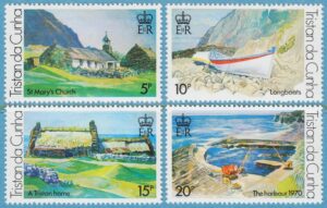 TRISTAN DA CUNHA 1978 M234-7** konst av Roland  Svensson (II) 4 kpl