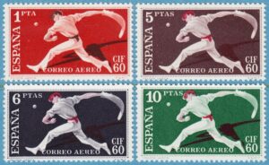 SPANIEN 1960 M1183-6** pelotaspelare 4 st enda i serien