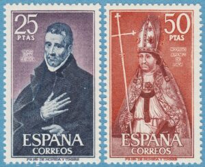 SPANIEN 1970 M1846-7** teolog ärkebiskop 2 kpl