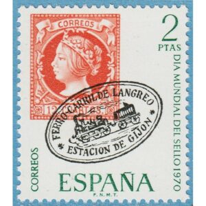 SPANIEN 1970 M1861** frimärke på frimärke 1 kpl