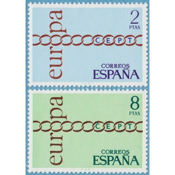 SPANIEN 1971 M1925-6** Europa Cept 2 kpl