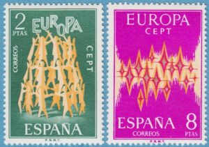 SPANIEN 1972 M1985-6** Europa Cept 2 kpl