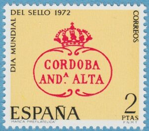 SPANIEN 1972 M1987** poststämpel 1 kpl