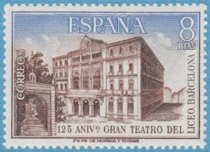 SPANIEN 1972 M2009** Liceo operahus 1 kpl