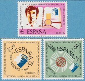 SPANIEN 1974 M2069-71** Espana 75 – 3 kpl