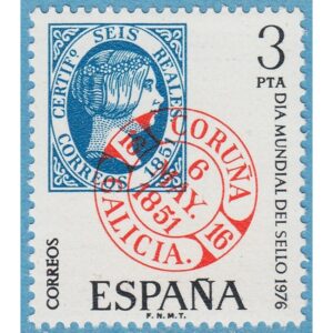SPANIEN 1976 M2211** frimärke på frimärke 1 kpl