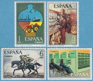 SPANIEN 1976 M2222-5** posten 4 kpl