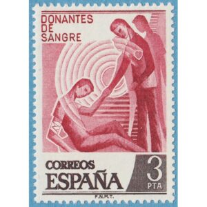 SPANIEN 1976 M2248** blodgivning 1 kpl