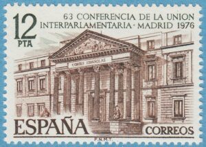 SPANIEN 1976 M2252** parlamentsbyggnad Madrid 1 kpl