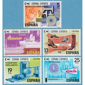 SPANIEN 1980 M2455-9** spansk export 5 kpl