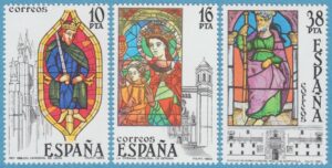 SPANIEN 1983 M2607-9** fönstermålningar 3 kpl
