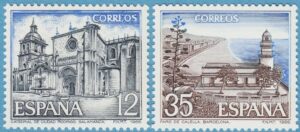 SPANIEN 1986 M2730-1** katedral – fyr 2 kpl