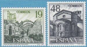SPANIEN 1987 M2779-80** kyrkoruin – kloster 2 kpl