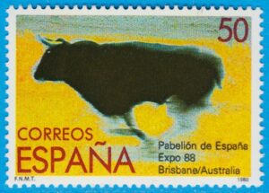 SPANIEN 1988 M2833** tjur 1 kpl