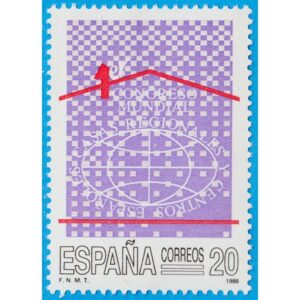 SPANIEN 1988 M2839** kongress 1 kpl