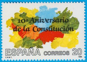 SPANIEN 1988 M2863** författningen 1 kpl
