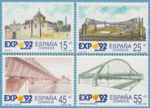 SPANIEN 1991 M2976-9** EXPO92 4 kpl