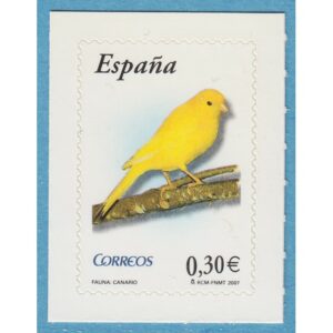 SPANIEN 2007 M4211** kanariesiska – enda fågel i serien