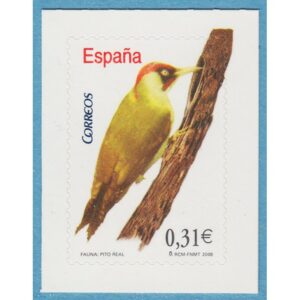 SPANIEN 2008 M4287** gröngöling – enda fågel i serien