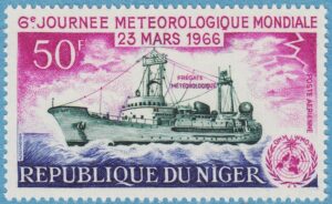 NIGER 1966 M117** meteorologi 1 kpl