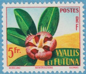 WALLIS ET FUTUNA 1958 M188** blomma 1 kpl