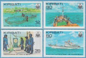KIRIBATI 1981 M378-81** fiske 4 kpl