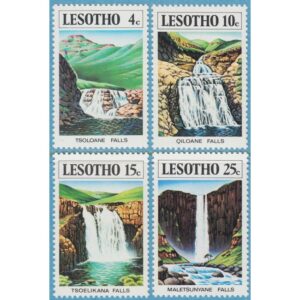 LESOTHO 1978 M256-9** vattenfall 4 kpl