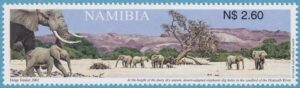 NAMIBIA 2002 M1079** elefanter – enda i serien
