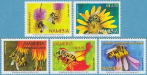 NAMIBIA 2004 M1120-4** honungsbin 5 kpl