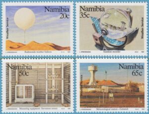 NAMIBIA 1991 M698-01** meteorologi 4 kpl