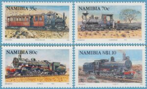 NAMIBIA 1994 M780-3** järnväg 4 kpl