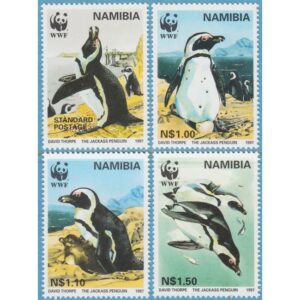 NAMIBIA 1997 M837-40** sydafrikansk pingvin 4 kpl