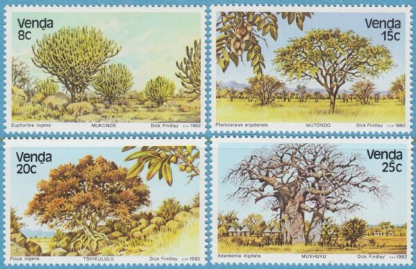 VENDA 1982 M62-5** träd (I) 4 kpl