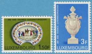 LUXEMBURG 1967 M754-5** fajans 2 kpl