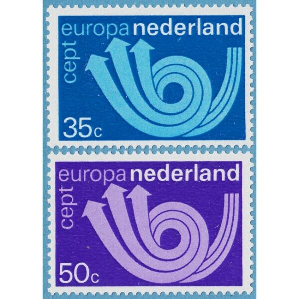 NEDERLÄNDERNA 1973 M1011-2** Europa Cept 2 kpl